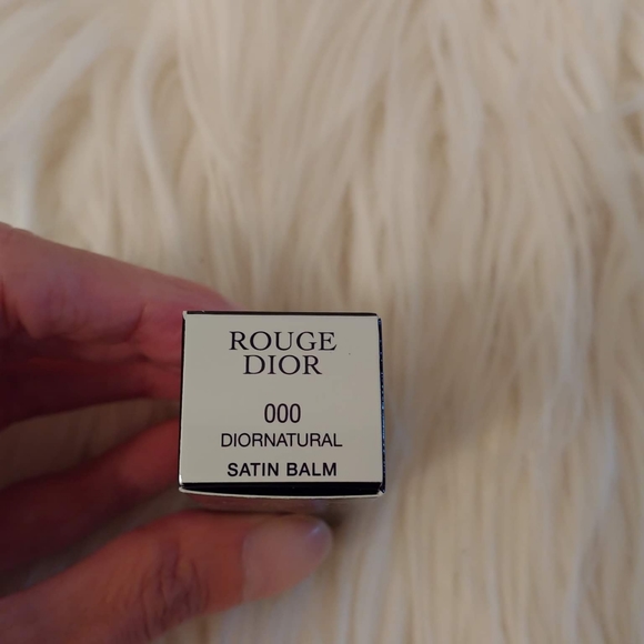 💋FIRM! NWT DIOR ROUGE DIOR 000 DIORNATURAL SATIN LIP BALM - Picture 4 of 16